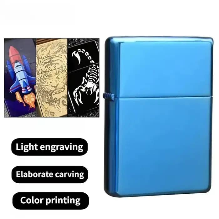 Briquet Kerosen avec Logo personnalisé gravé au Laser, conception personnalisée, impression couleur, Gadgets en gros pour hommes