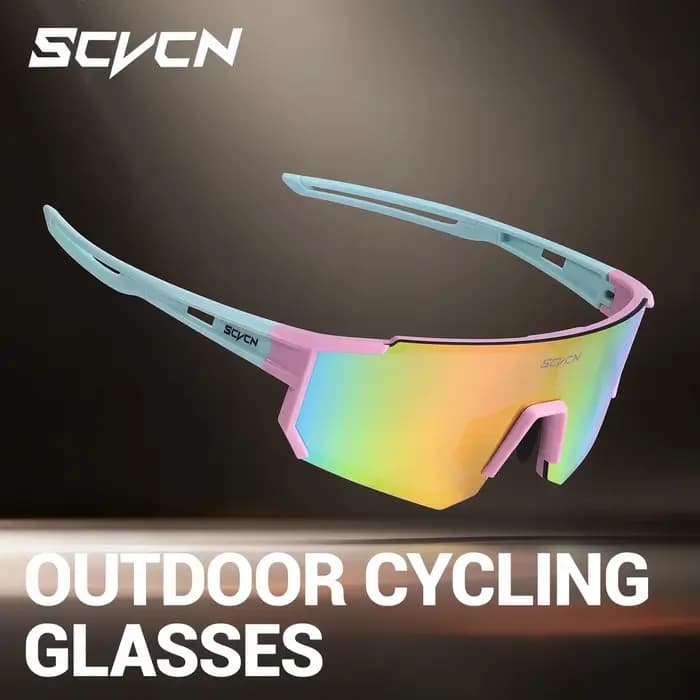 SCVCN femmes rose vélo cyclisme lunettes
