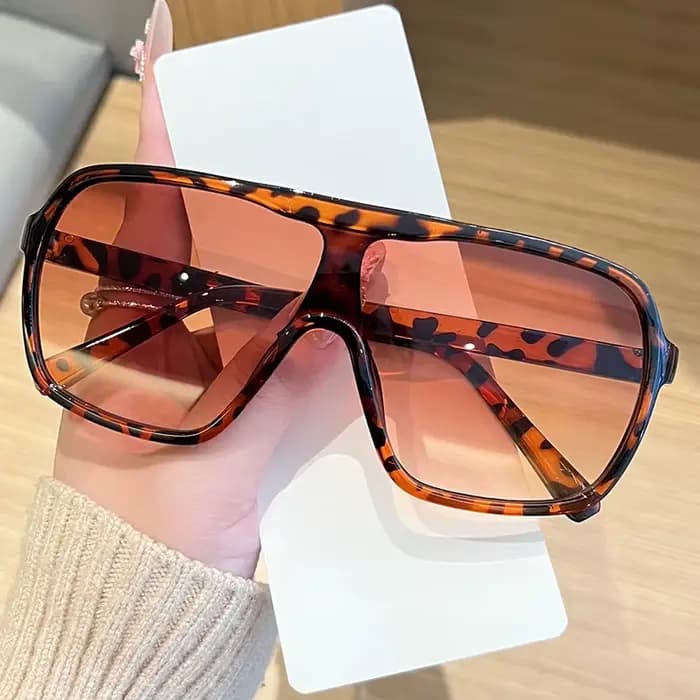 Lunettes de protection nouvelle tendance grand cadre carré