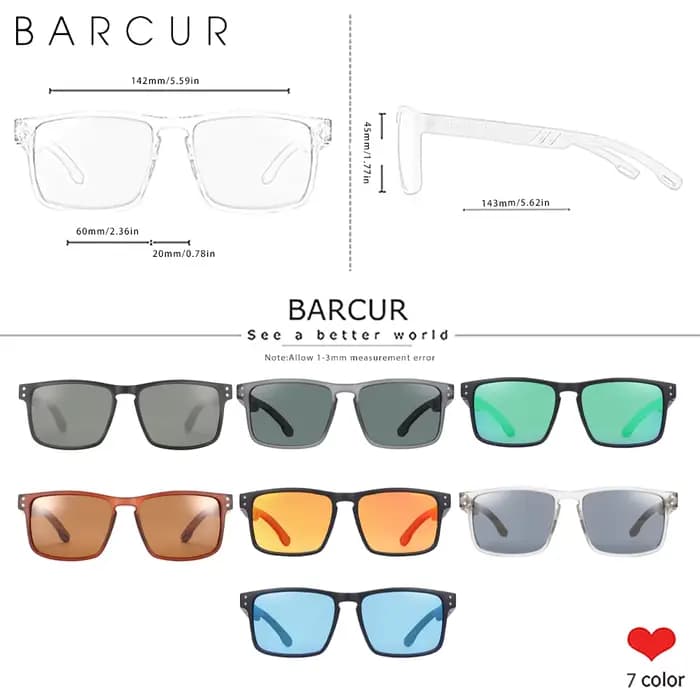 Lunettes de soleil polarisées en bois naturel pour hommes