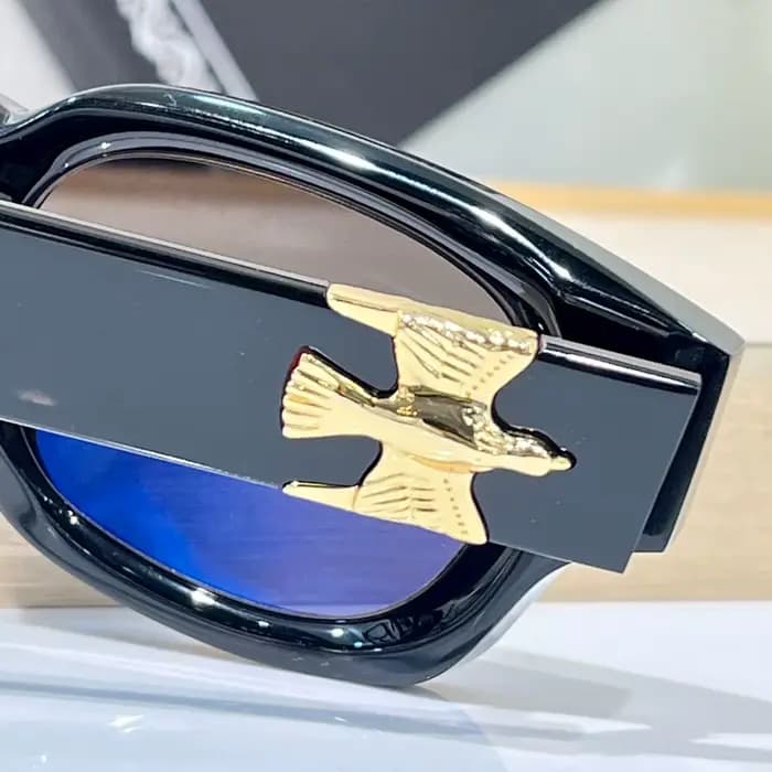 GFSN 004 Lunettes de soleil rétro classiques faites à la main pour femme