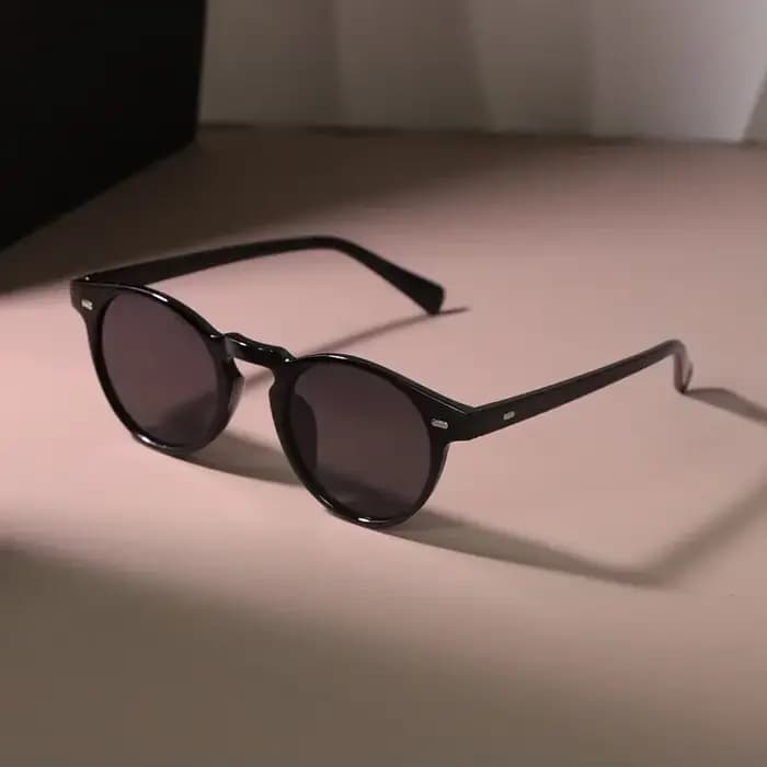 Lunettes de soleil rondes vintage pour femmes et hommes