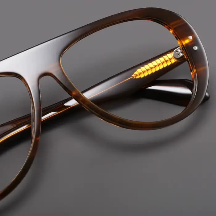 Monture optique de luxe en acétate pour homme et femme