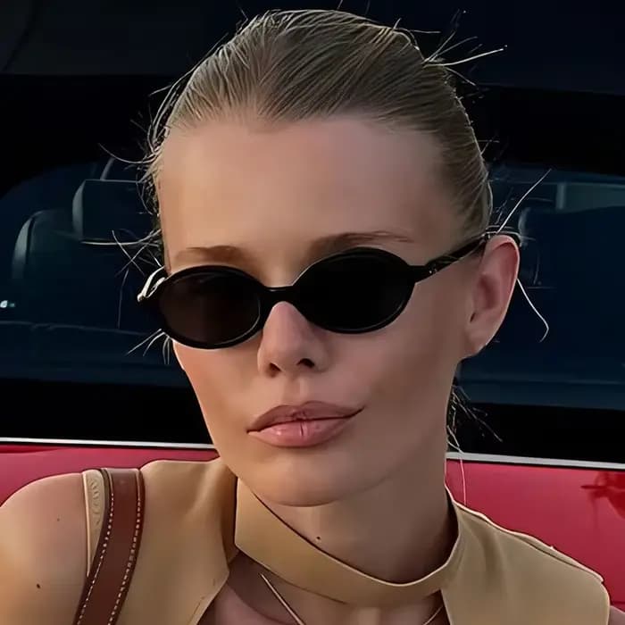ChimBrand-Lunettes de soleil ovales pour femmes
