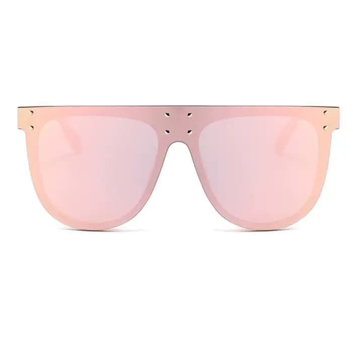 Lunettes de soleil miroir argentées pour hommes