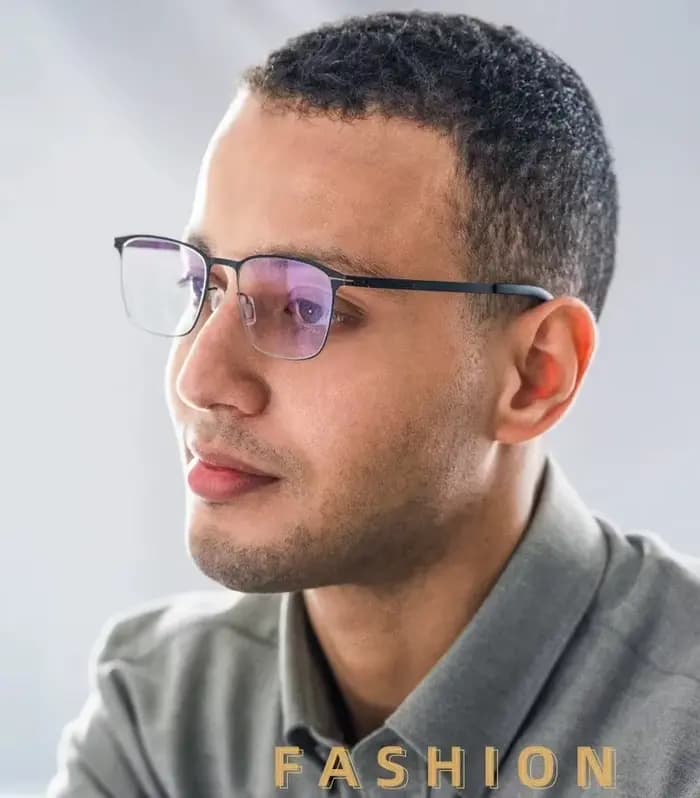Allemagne sans vis carré lunettes cadre hommes ultraléger marque d'affaires lunettes Design lunettes pour femme mince acier jante lunettes