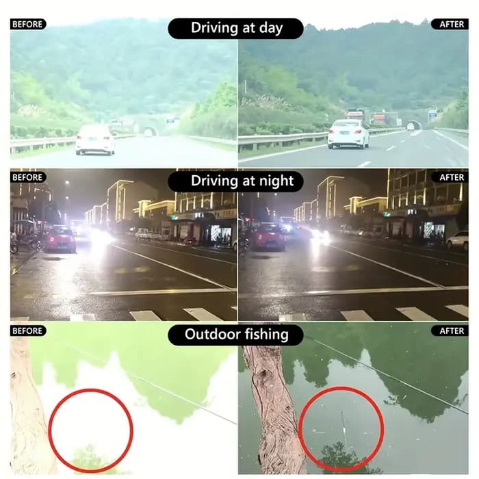 Lunettes de Vision nocturne jaunes Anti-éblouissement