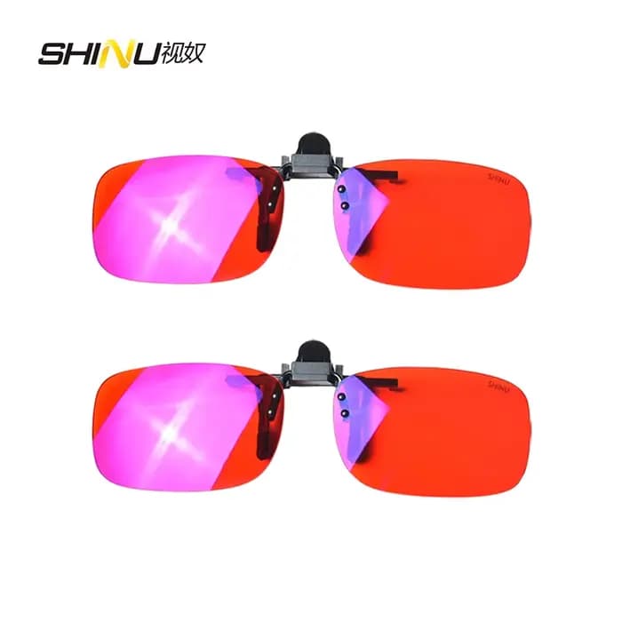 SHINU Clip sur lunettes Anti lumière bleue polarisé