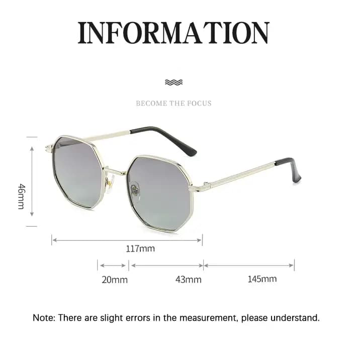 RUOBO hexagone lunettes De soleil polarisées pour hommes femmes marque Design conduite miroir Surface lentille