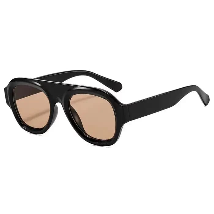 1 paire de lunettes de soleil Aviator tendance pour homme et femme