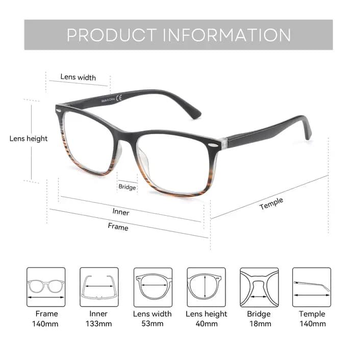 ZENOTTIC – lunettes de Prescription progressives personnalisées pour hommes et femmes