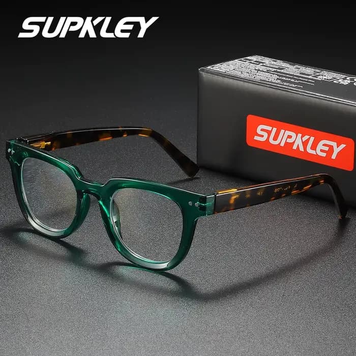 SUPKLEY Lunettes de lecture unisexes de haute qualité avec montures ovales