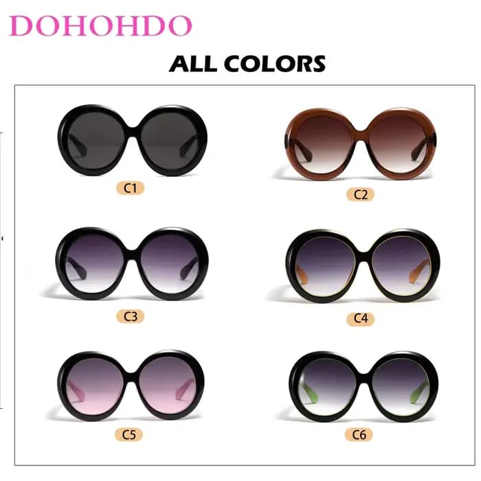 DOBathroom HDO-Lunettes de soleil vintage pour hommes et femmes