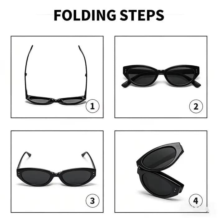 Lunettes ovales minimalistes œil de chat pour femmes