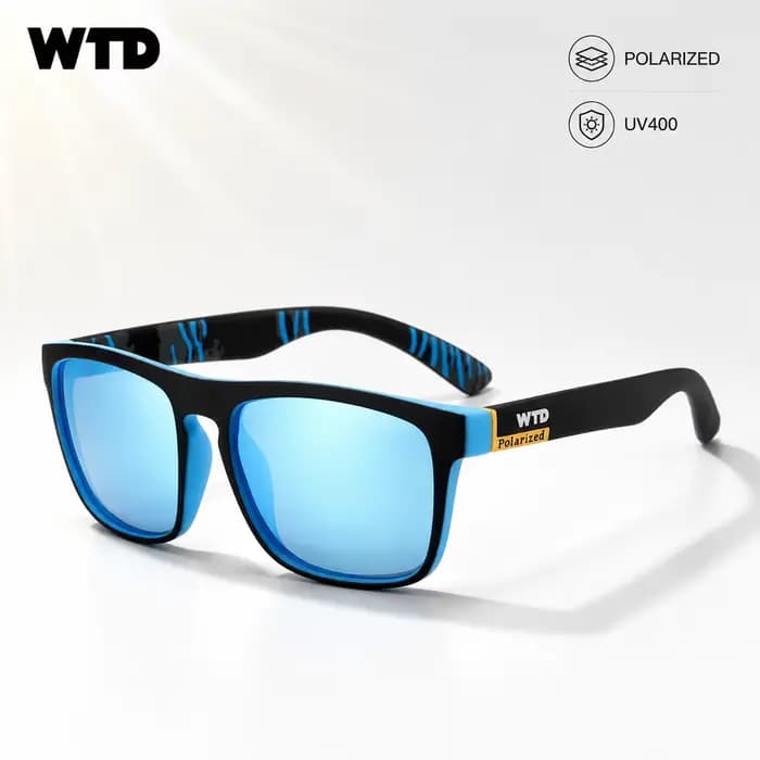 WTD UV400 Lunettes de soleil polarisées unisexes pour sports de plein air