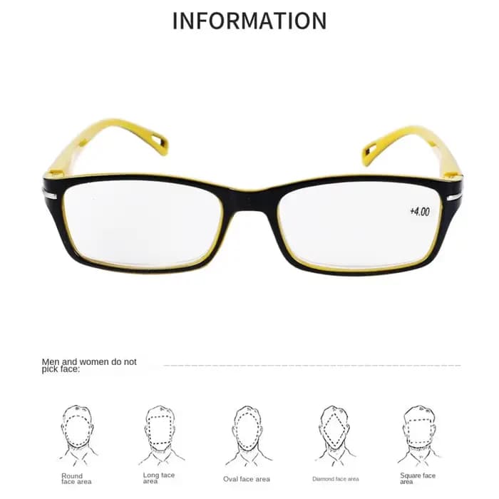 Lunettes de lecture européennes pour hommes et femmes