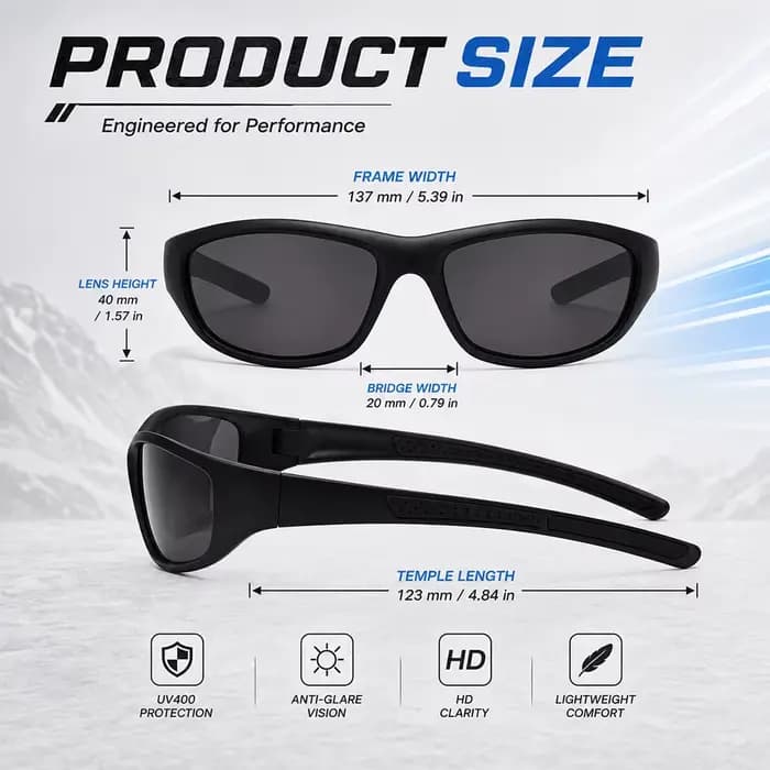Lunettes de soleil de sport pour hommes