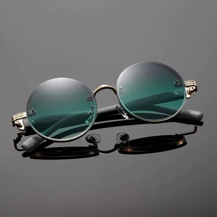 Nouvelles Lunettes de Soleil Rondes Classiques Tendance pour Hommes et Femmes