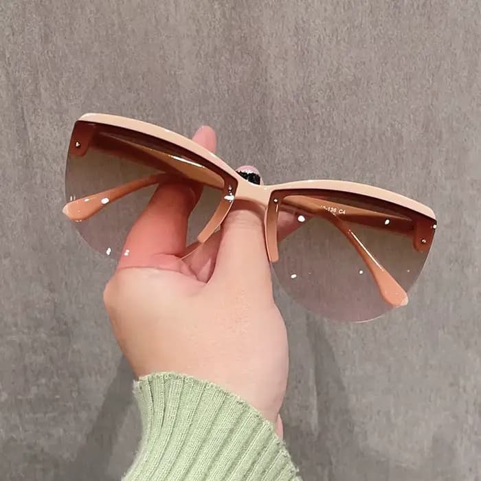 Lunettes de soleil en forme d'oeil de chat pour femmes