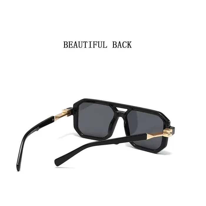 2024 lunettes De soleil carrées pour hommes Vintage mode