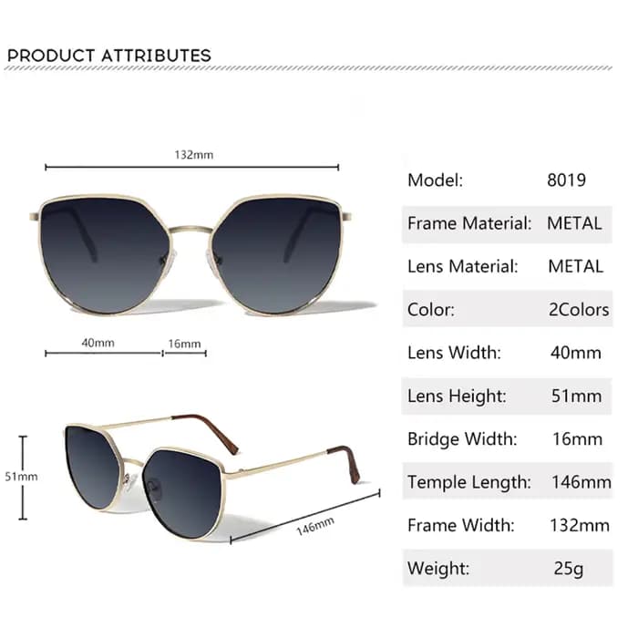 JULI – lunettes de soleil polarisées rondes et carrées pour femmes