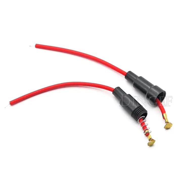 10 pièces 5 pièces 5*20mm porte-fusible en verre Type de vis 5X20mm avec 5 pièces câble métallique 22AWG 5X20MM Tube de fusible en verre (5 pièces + 5 pièces = 10 pièces) 5 jeux