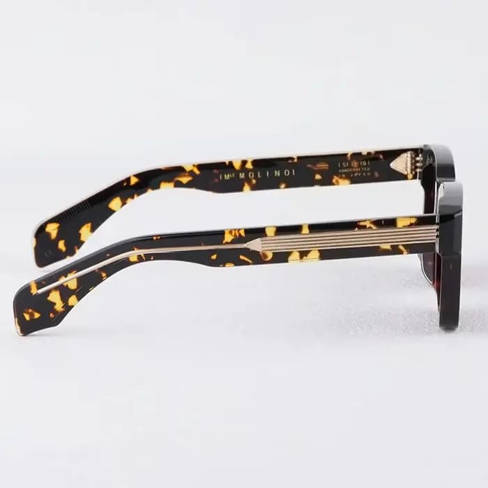 JMM Molino – lunettes de soleil rectangulaires en acétate pour hommes