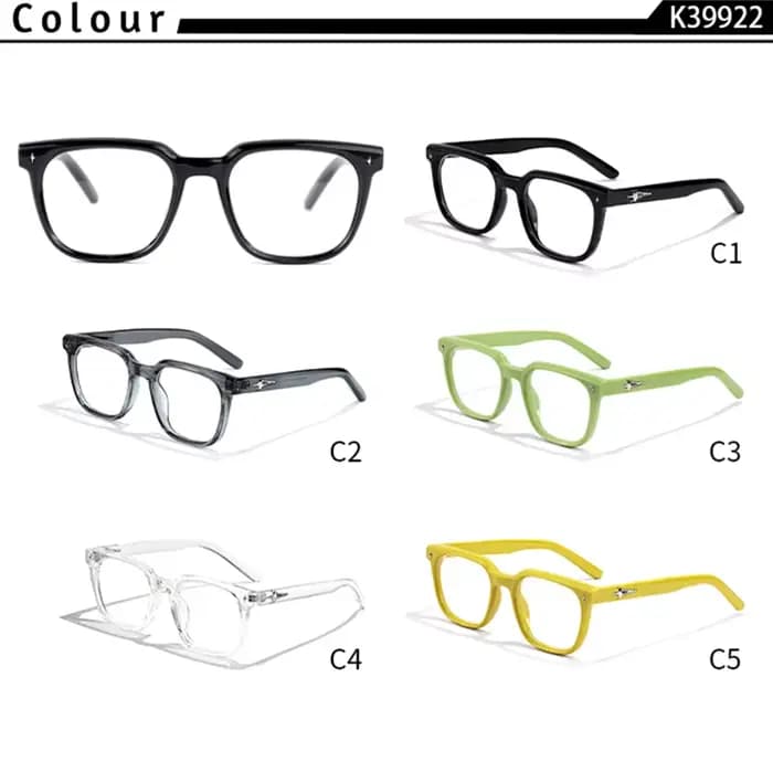 HBK nouvelle mode lunettes carrées montures marque Design unisexe