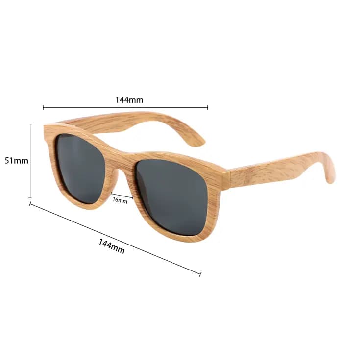Plastiques bois bambou lunettes de soleil hommes femmes classique mode UV400 Vintage conduite