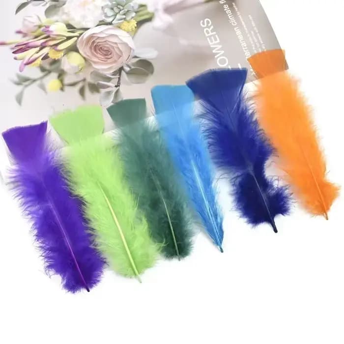 Plumes de dinde pour l'artisanat, 12-17 cm, attrape-rêves, décoration en plumes, fabrication de bijoux, accessoires artisanaux, décoration de mariage et de fête
