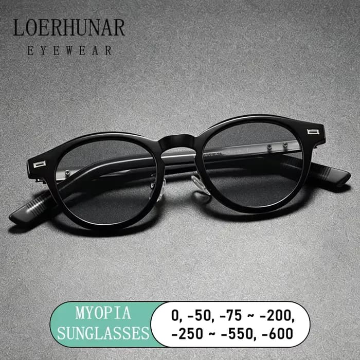 LOERHUNAR Nouveauté : Lunettes de soleil rétro rondes pour hommes et femmes