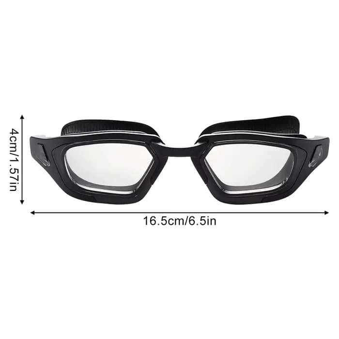 1 lunettes de natation Clear Vision : antibuée, protection UV, imperméables
