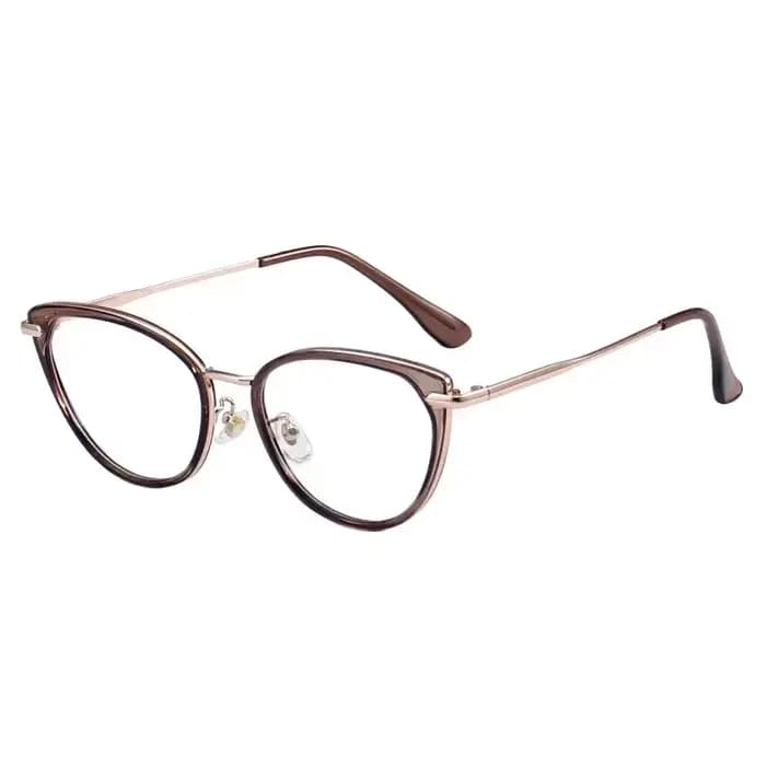 Lunettes de myopie finies œil de chat pour femmes et hommes