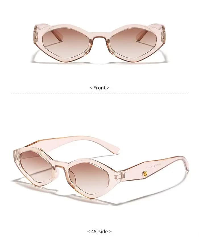 Lunettes de soleil œil de chat vintage 2026 pour femmes et hommes