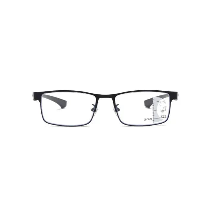 Lunettes de lecture photochromiques multifocales progressives pour hommes