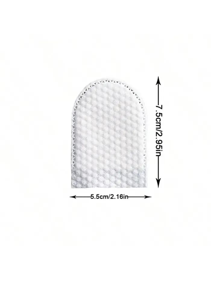30 pièces/50 pièces/100 pièces tampons démaquillants jetables de Type lit de doigt tissu Non tissé en forme de U Double face Type de poche démaquillant doux non pelucheux avec un bon effet