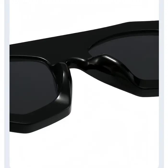 Lunettes de soleil tendance à grande monture irrégulière européenne et américaine pour hommes et femmes