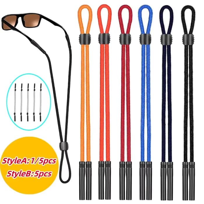 1/5 pièces Cordon de maintien pour lunettes de sport et de lecture