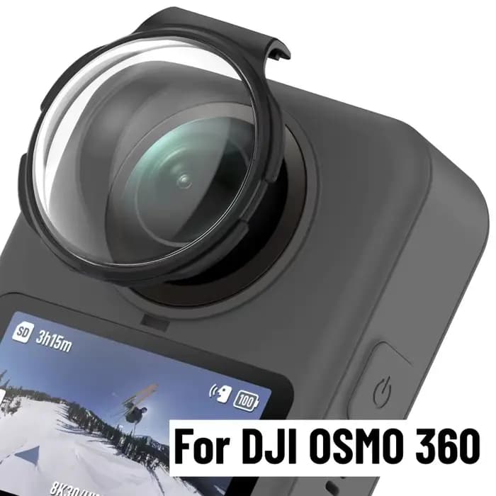 Caméra panoramique OSMO 360, verre trempé de protection, lentille de filtre UV optique haute définition résistante à l'usure pour accessoires d'appareil photo