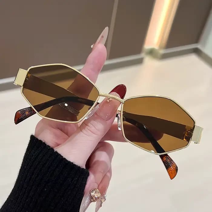 1 paire de lunettes rétro pour femmes, monture complète, style français unique