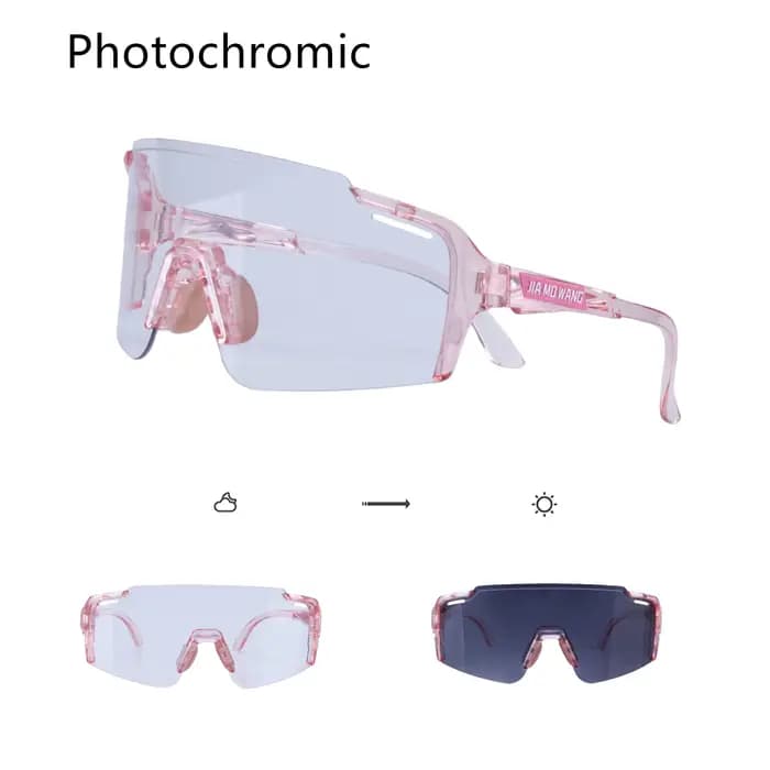 Lunettes de cyclisme photochromiques pour hommes