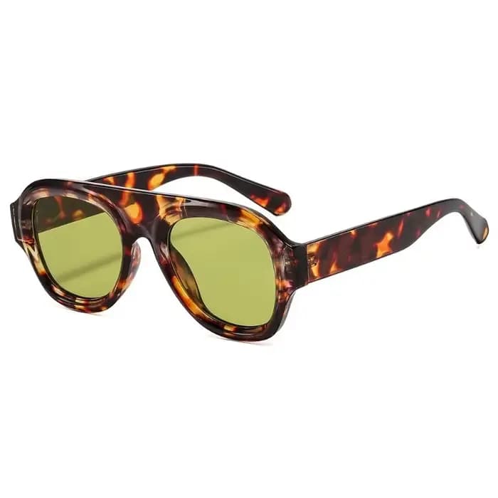1 paire de lunettes de soleil Aviator tendance pour homme et femme