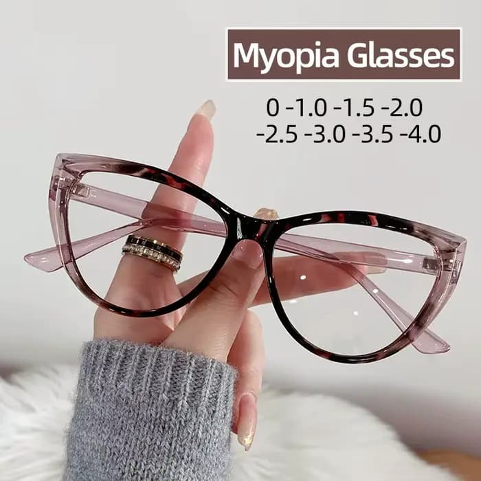 Lunettes de myopie œil de chat pour femmes
