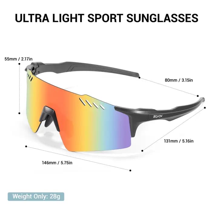 SCVCN lunettes de soleil photochromiques en plein air sport vélo