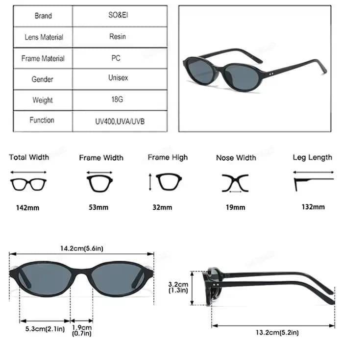 SO & EI nouvelles petites lunettes de soleil femmes mode bleu vert nuances UV400 rétro Rivets hommes Punk