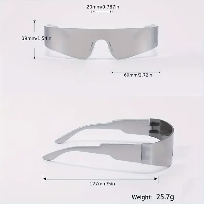 1 paire de lunettes à dessus plat à la mode pour femmes