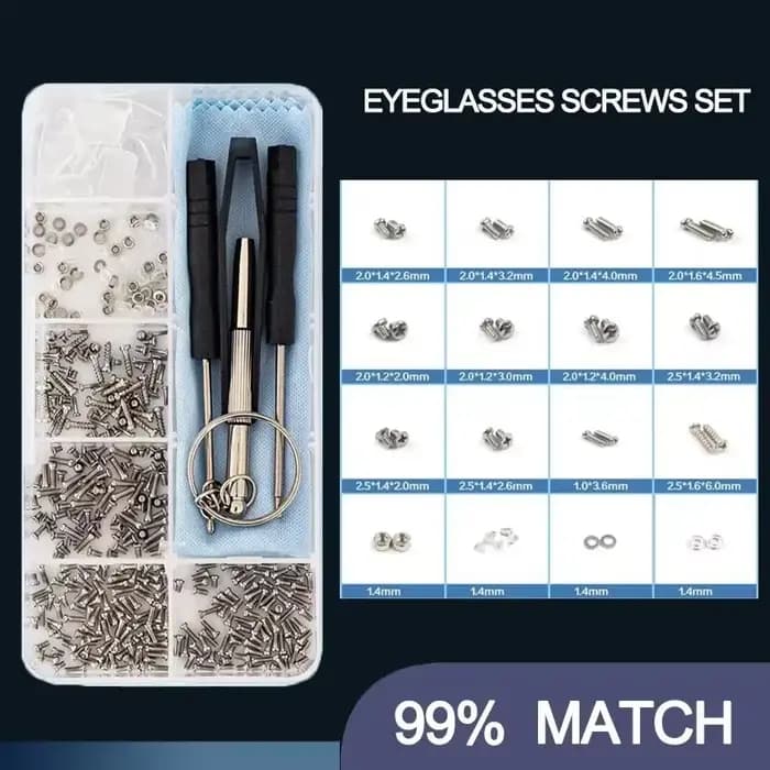 Kit de réparation pour lunettes et lunettes de soleil : Outils