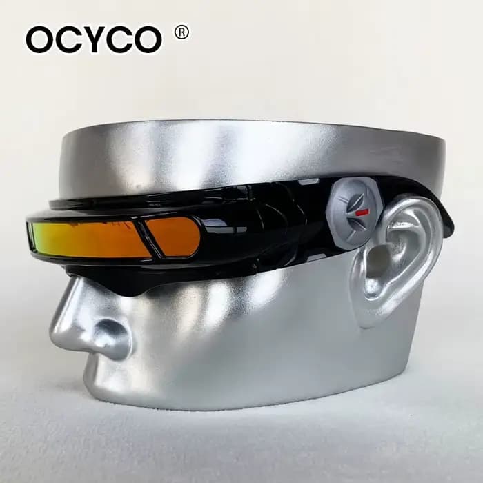 Futuriste Vintage carré lunettes de soleil polarisées hommes femmes marque de luxe concepteur