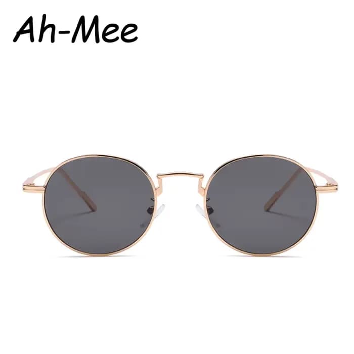 Randonnée mode ronde Vintage Anti lumière lunettes femmes hommes dégradé nuances pour femme rétro alliage