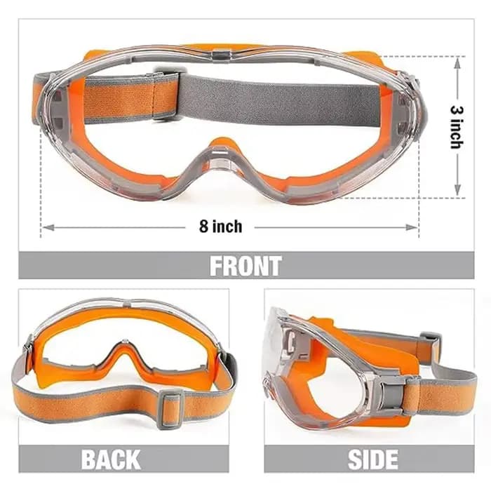 Accessoires lunettes de sécurité de qualité industrielle Anti-buée résistant aux chocs